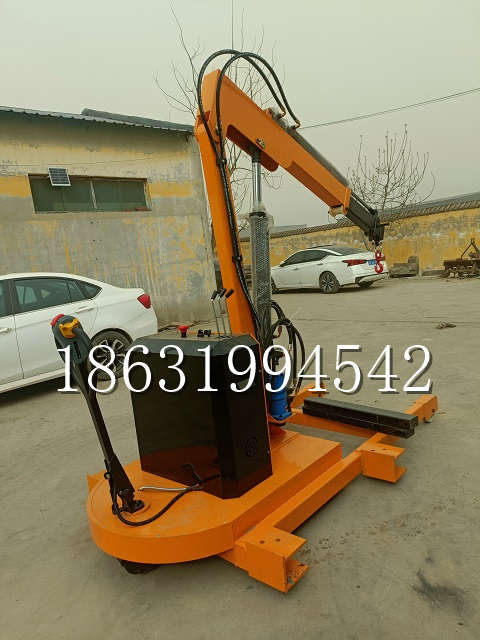 桥头区自卸车厢随车吊 自制轮式四不像起重机 四驱平板吊 5吨 贵盛